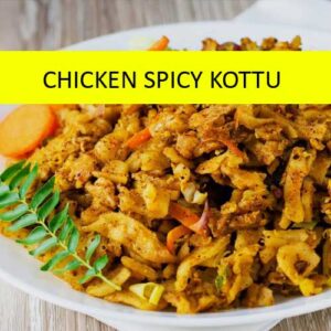 Walawwa Special Spicy Kottu Set Menu Chicken