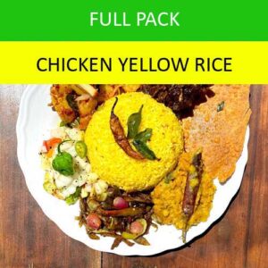 Walawwa Special Yellow Rice Set Menu Chicken Full